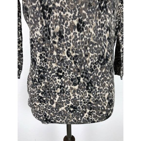 Aritzia Wilfred Knit Print Silk Cashmere Top - Picture 5 of 5